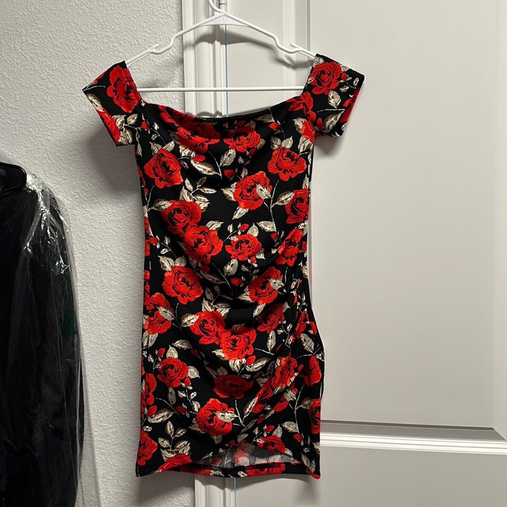 Tiger Mist off shoulder mini dress Xs